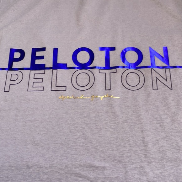 NWOT Peloton x spiritual gangsta Muscle Tank Size Medium Soft Lavender - Picture 3 of 5